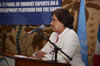 The Honourable Chandrika B. Kumaratunga, former President of the DSR of Sri Lanka, addresses the G-77 High-level Panel of Eminent Personalities on the Development Platform for the South.