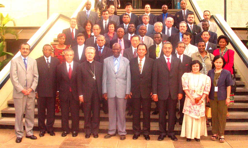 Group photograph of commemoration of 40th Anniversary of G-77 (Nairobi Chapter)
