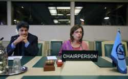 H.E.Tasnim Aslam (right) and Mr Aamir Khawaja (left) Alternate Permanent Representative of Pakistan. 