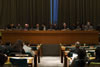 At the podium: H.E. Mr. Sha Zukang, Under-Secretary-General for Economic and Social Affairs (DESA); H.E. Mr. Kemal Dervis, Administrator of the United Nations Development Programme; UN Secretary-General H.E. Mr. Ban Ki-moon; H.E. Mr. Winston Baldwin Spencer, Prime Minister and Minister for Foreign Affairs of Antigua and Barbuda;  H.E. Mr. Srgjan Kerim, President of the General Assembly; H.E. Mr. John W. Ashe, Permanent Representative of Antigua and Barbuda to the UN; and Mr. Mourad Ahmia, Executive Secretary of the Group of 77.