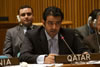 Mr. Mutlaq Majid al-Qahtani, Minister Plenipotentiary of the Permanent Mission of the State of Qatar to the UN, speaking on behalf of the Asian Group.