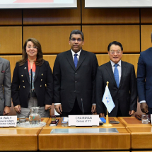 Executive Heads with incoming Chairperson